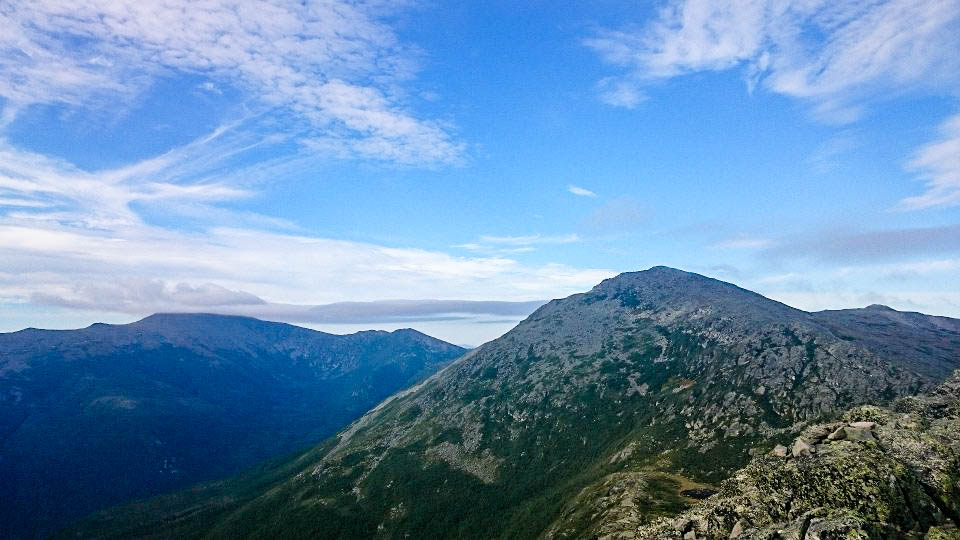 Mt. Washington (on the left) and Mt. Adams (right) from the summit of Mt. Madison.